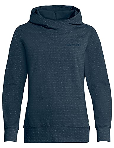 vaude tuenno pullover damen kapuzenpullover dunkelblau