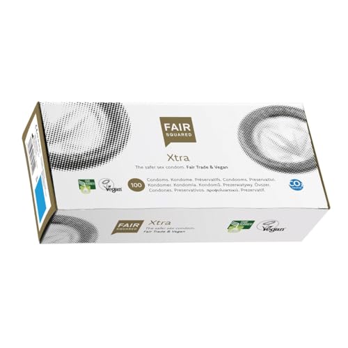 fair squared xtra kondome 100er box 53 mm vegan aus naturkautschuk gefühlsecht