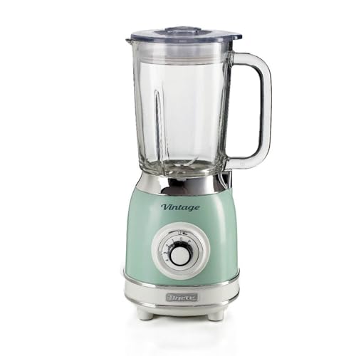 Ariete Vintage 583 Glas Mixer, 1000W, 1,5L, Retro, 4 Geschwindigkeiten, Ice-Crusher