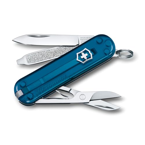 Victorinox classic sd taschenmesser klein 7 funktionen in türkis grün grau schwarz 18,10