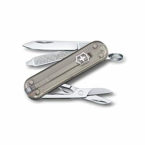 Victorinox Taschenmesser Classic SD transparent, Spartan 12 Funktionen, Huntsman