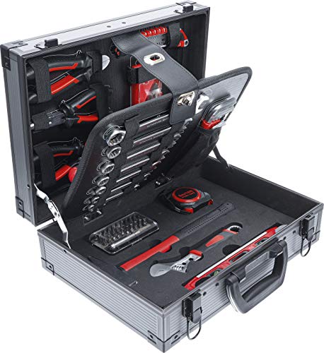 werkzeug-satz bgs diy 6057 im alukoffer mit 66 teilen