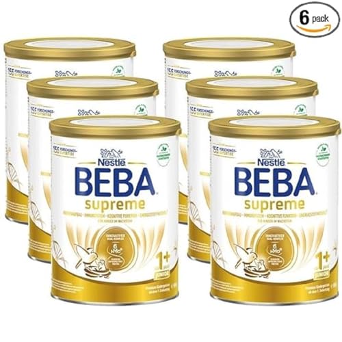 Produktbild: BEBA SUPREME JUNIOR 1 Plus - Kindergetränk ab 1 Jahr, 6 HMO, 6er Pack (6 x 800g)