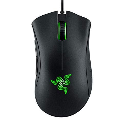 razer deathadder essential gaming-maus 6400 dpi, ergonomisch, kabelgebunden, schwarz