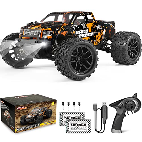 HAIBOXING Ferngesteuertes Auto 4WD RC Auto 36 km/h Hochgeschwindigkeits 1/18 Monstertruck 2.4GHz All Terrain Wasserdicht Rennauto Geländewagen, Crawler Spielzeug Geschenk für Kinder Erwachsene