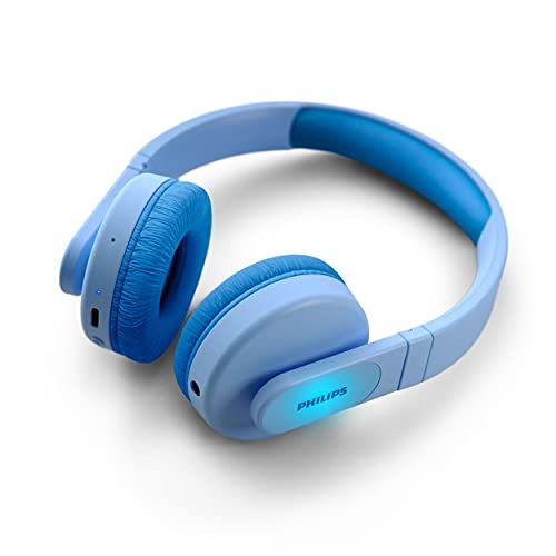 kinderkopfhörer philips tak4206bl/00 mit Kabel, blau, für junge Nutzer