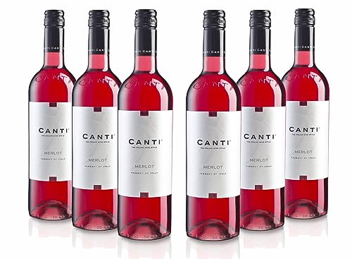 Merlot Rosato Canti Rosewein trocken, 6 Flaschen