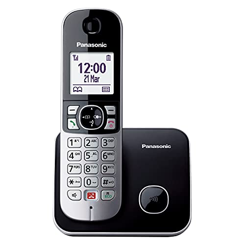 panasonic kx-tg6851gb schnurloses telefon, dual-micro/nano, 1000 telefonnummern, lautsprecher