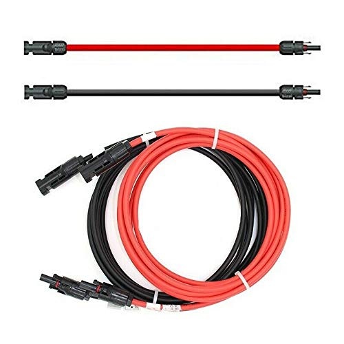 verlängerungskabel 6mm solartronics inkl. solarstecker 2x15m pv kabel rot/schwarz