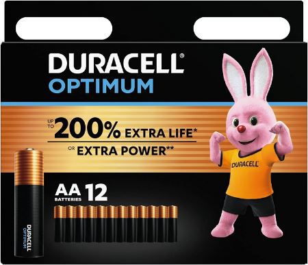 duracell optimum aa batterien 12er pack ab 9,49 euro statt 18 euro