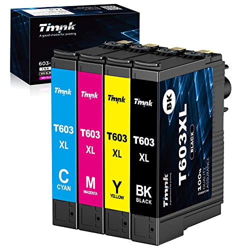 tintenpatronen timink 603 xl kompatibel für epson xp-2100 3100 4100 wf-2810 4er-pack