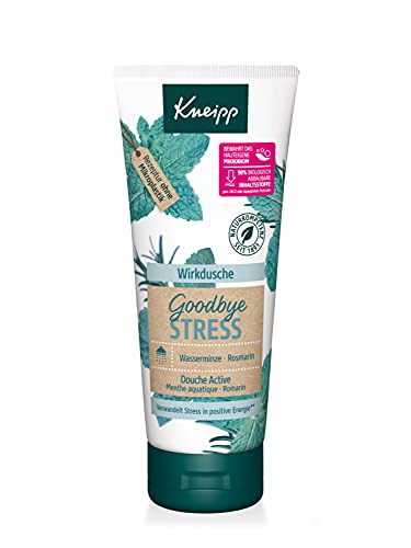 kneipp wirkdusche goodbye stress duschgel mit ätherischen ölen, vegan, 200ml