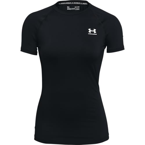Produktbild: Under Armour HeatGear Damen Kompressions Kurzarm T-Shirt Gr S bis XL