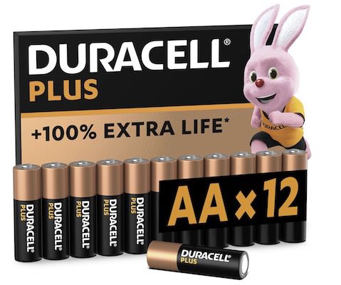 duracell plus aa batterien 12x für 7,59 euro (statt 11 euro)