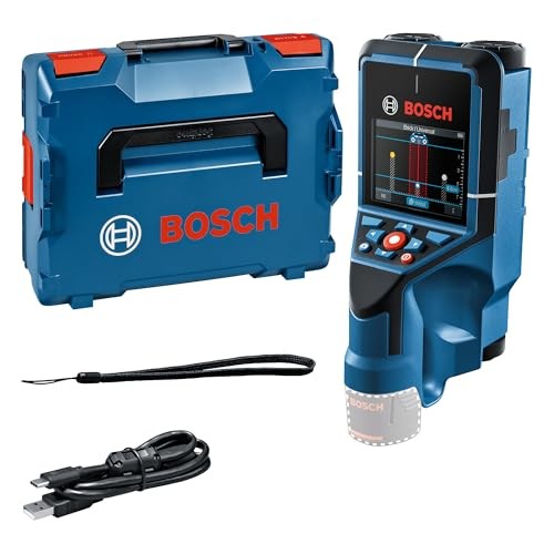 Bosch Professional Wandscanner mit Kabel, 4 AA-Batterien, Tasche