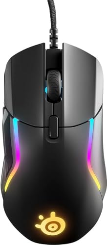 gaming-maus steelseries rival 5, kabelgebunden, 18000 dpi