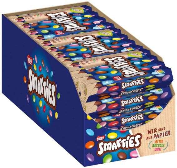 nestle smarties multipack 12x 4er pack für 23,49 euro statt 29 euro