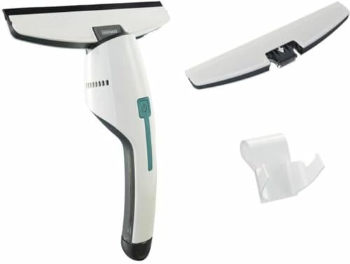 leifheit fenstersauger nemo mit wandhalterung und baddüse, duschsauger 45 min laufzeit