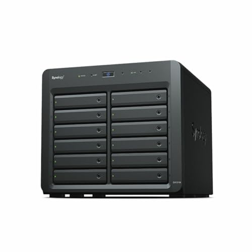 Produktbild: synology dx1215ii festplattenerweiterungsgehäuse schwarz 12-bay für diskstation