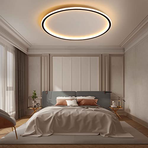 Produktbild: moonsoa dimmbare led deckenleuchte mit fernbedienung, 28 w, 41,5 cm, 3000-6000 k