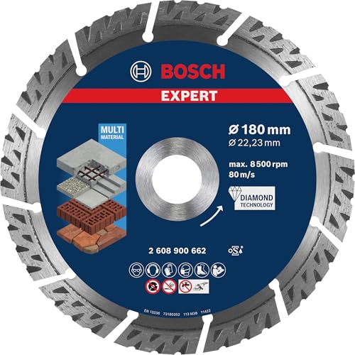 Bosch diamanttrennscheibe 180 mm für beton und stahlbeton, expert, winkelschleifer