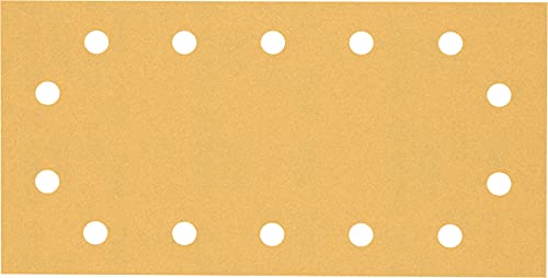 bosch schleifpapier c470 50x 14 löcher für farbe auf holz  115x230 mm körnung 120