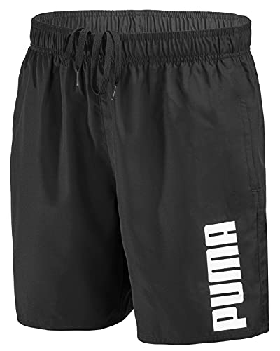 puma badehose herren badeshorts swim shorts schwarz gr. m