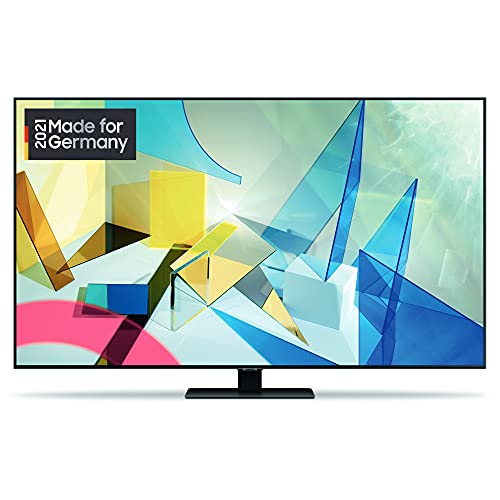 samsung qled 4k tv q80t 55 zoll, 4k procesor, pqI 3800, 2020