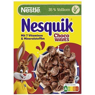 Nestl Nesquik Choco Waves 1,32kg - Knusper-Frühstück ab 9,26