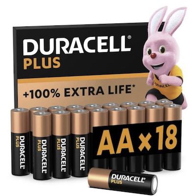 duracell plus aa batterien 18er pack für 15,29 euro statt 20 euro