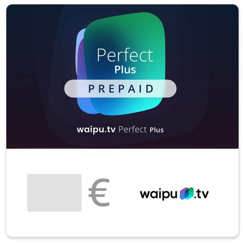 waipu.tv Prepaid-Gutscheine Comfort, Perfect Plus - 50% Rabatt, 3J Gültigkeit