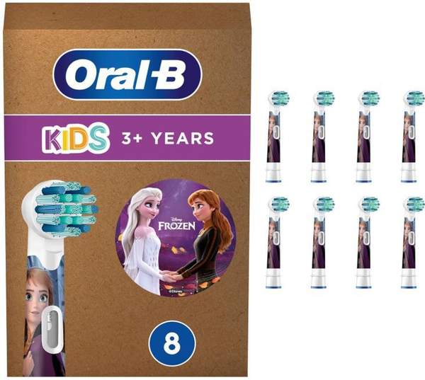 oral-b kids frozen aufsteckbürsten 8er pack ab 14,92 euro statt 22 euro
