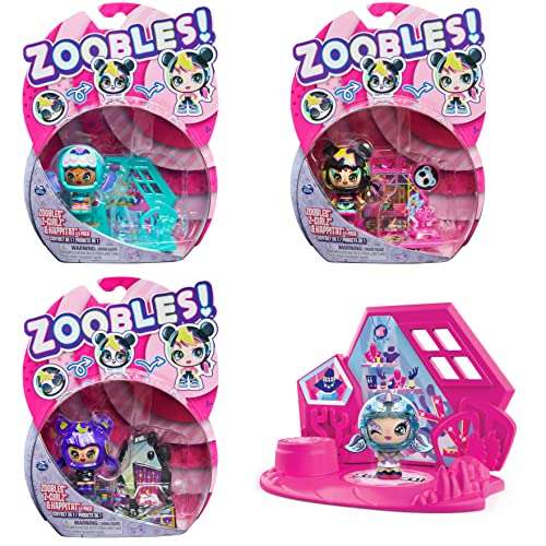 Entdecke die Zoobles Z-Girlz Sammelfigur mit coolem Verwandlungsmechanismus! Inkl. Happitat berraschung fr noch mehr Spa. Perfekt zum Sammeln!