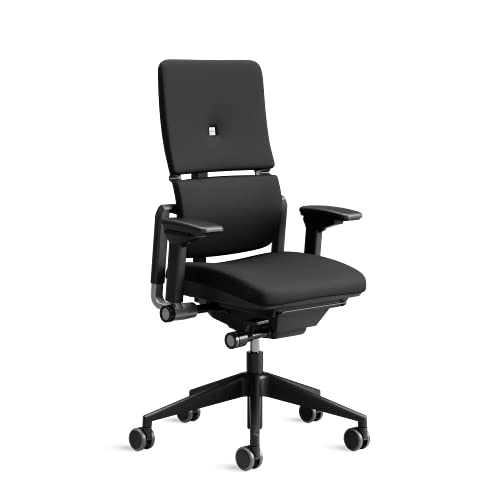 Steelcase Please Ergonomischer Bürostuhl Onyx Schwarz, 66x64x108 cm