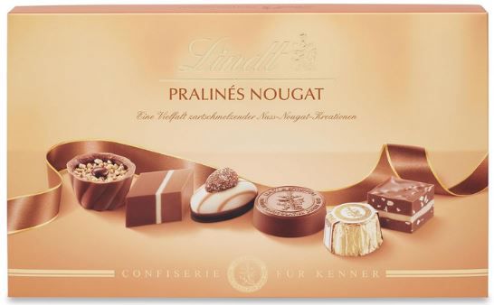 lindt pralinen nougat 200g für kenner 7,29 statt 9