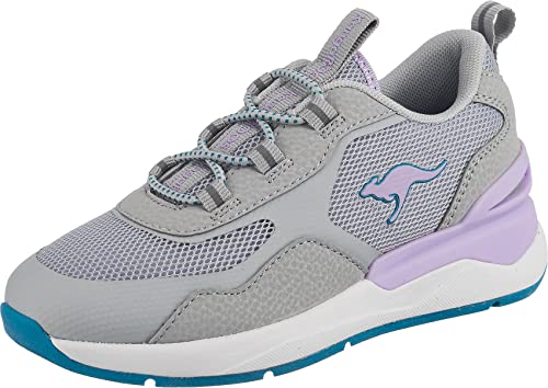 kangaROOS kinder sneaker kd-road grau lavendel 35 eu