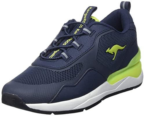 kangaroos sneaker jungen kd-road dk navy lime größe 30 eu