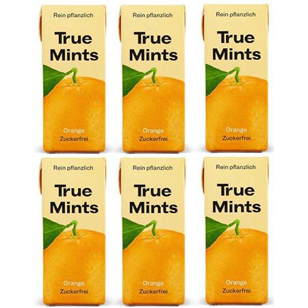 true gum true mints orange pastillen 6er pack ab 6,10 euro statt 9 euro