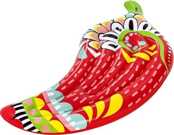 bestway flirty fiesta luftmatratze paprika 195 x 99 cm für 8 euro statt 13 euro