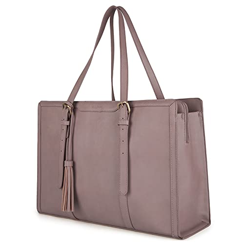 ECOSUSI laptoptasche 15,6 zoll damen akten- und arbeitstasche groß notebooktasche