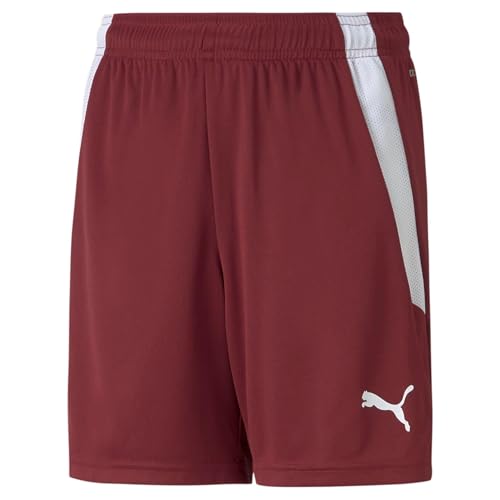 PUMA Unisex Baby Teamliga Shorts Jr, Cordovan, Größe 128, bequeme Sportshorts für Kinder