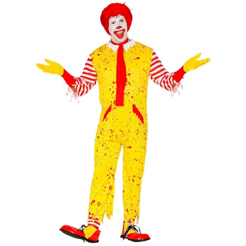 McDonald's Clown Kostüm Größe S für Karneval und Fasching