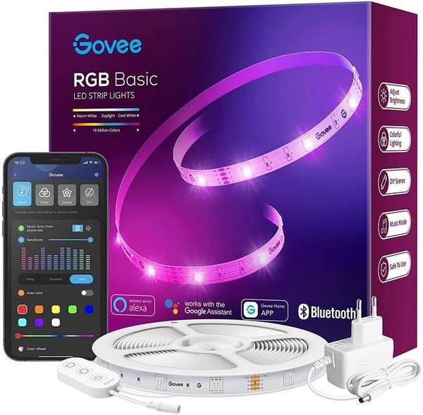 govee led strip 15m alexa google assistant kompatibel 19,99 statt 40