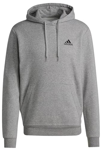 adidas feelcozy hooded sweatshirt grau schwarz - s