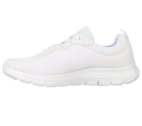 Skechers Flex Appeal 4.0 Damen Sneaker, Weiß, Größe 40 EU