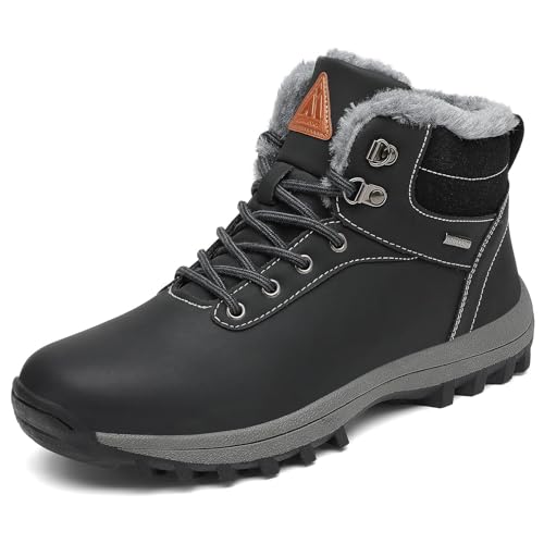 mishansha winterschuhe gefüttert herren damen outdoor winterstiefel gr. 39-46 eu