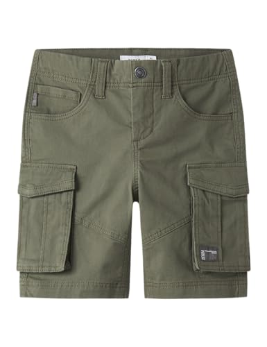 name it jungen shorts nkmryan cargos deep lichen green 134 eu