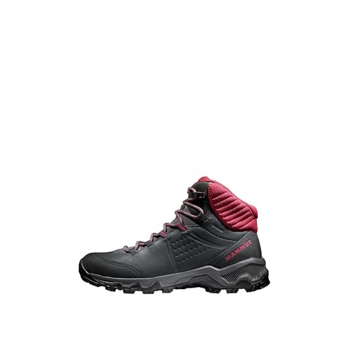 Mammut Nova IV Mid GTX Damen Wanderschuhe, wasserdicht, Black-Blood Red, 5