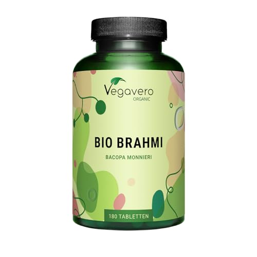 brahmi bio hochdosiert 1500 mg bacopa monnieri vegan 180 tabletten von vegavero