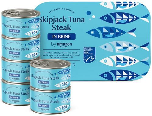 Produktbild: thunfischfilets in eigenem saft 24 x 195g by amazon, 26,56 statt 41